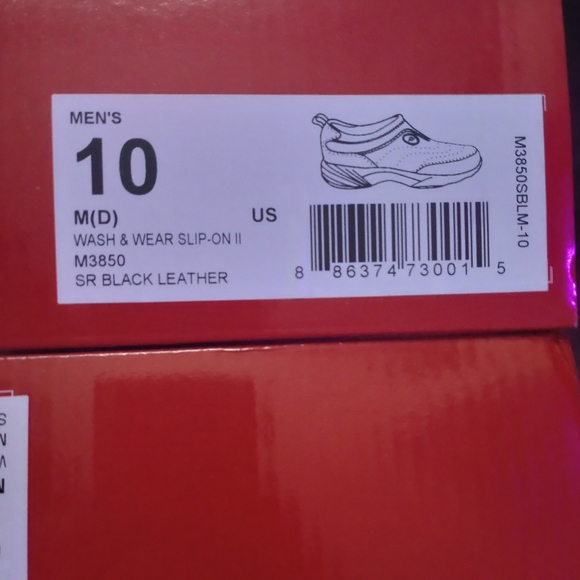 NWT PROPET WASH N WEAR SLIP ON SHOE M SZ 10 BLACK - Picture 7 of 8